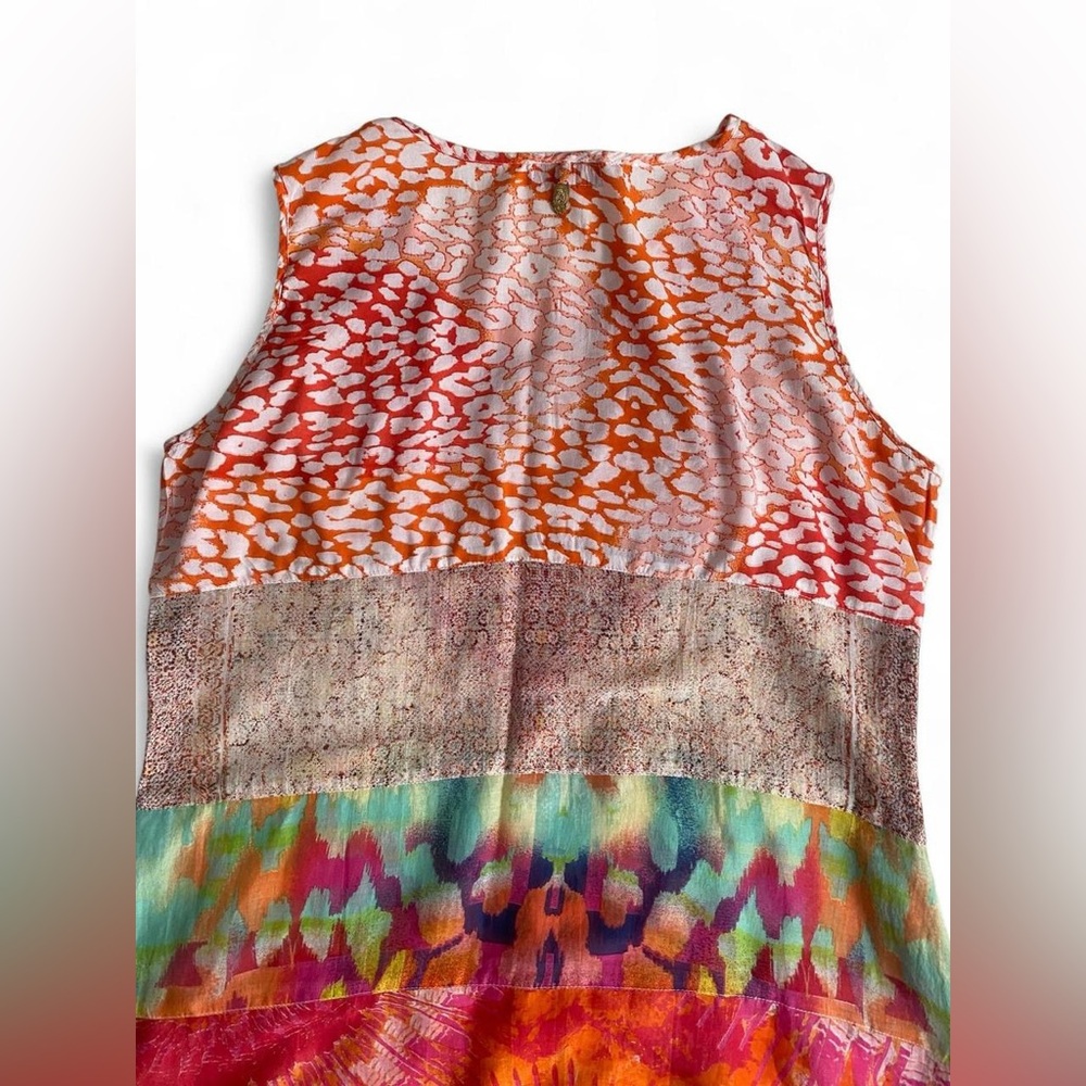 Ruby Yaya Embroidered Patchwork Boho Tunic Top - … - image 6